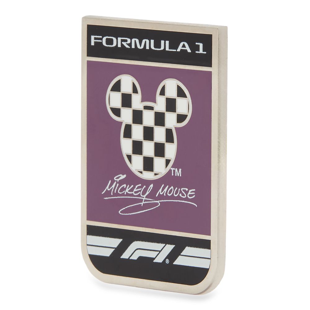 Disney x Formula 1&reg; Velocity Mickey Mouse Crest Pin &ndash; Limited Edition