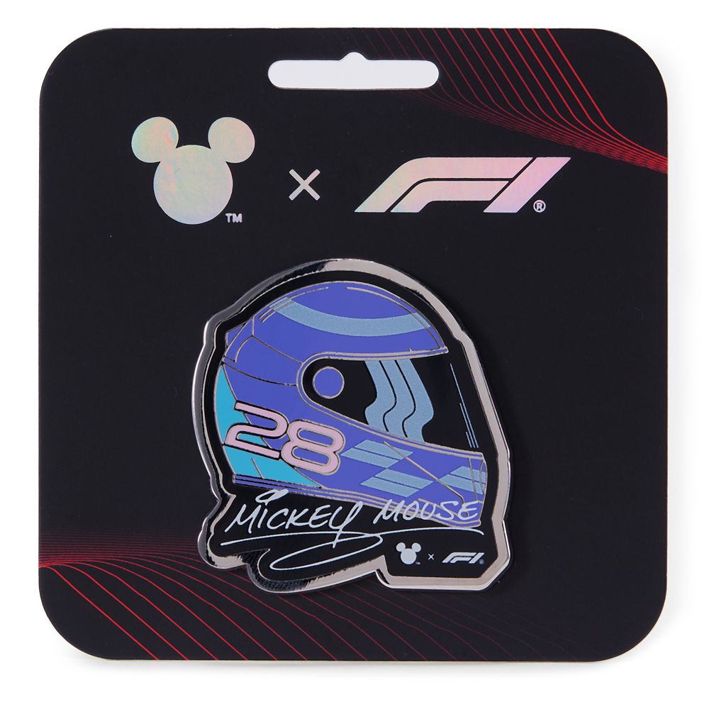 Disney x Formula 1&reg; Velocity Mickey Mouse Helmet Pin &ndash; Limited Release