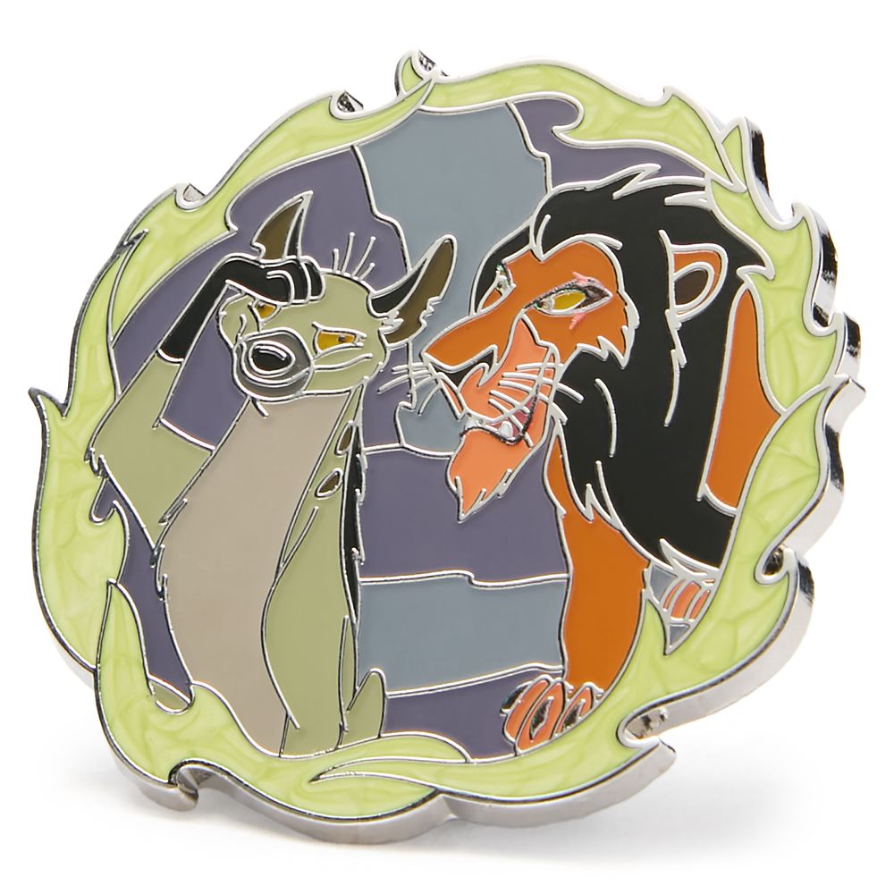 Scar and Ed Pin - The Lion King - Disney Villains
