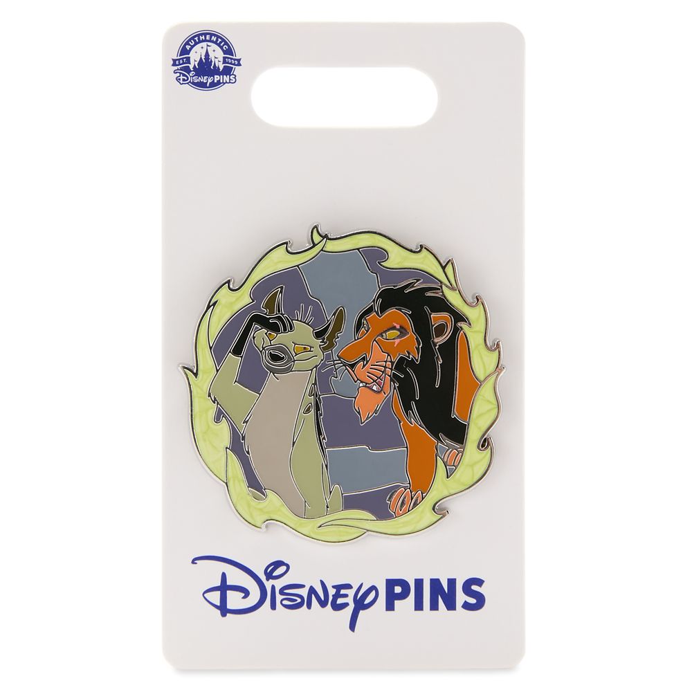 Scar and Ed Pin - The Lion King - Disney Villains