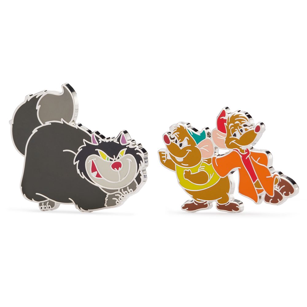 Jaq Gus and Lucifer Pin Set - Cinderella