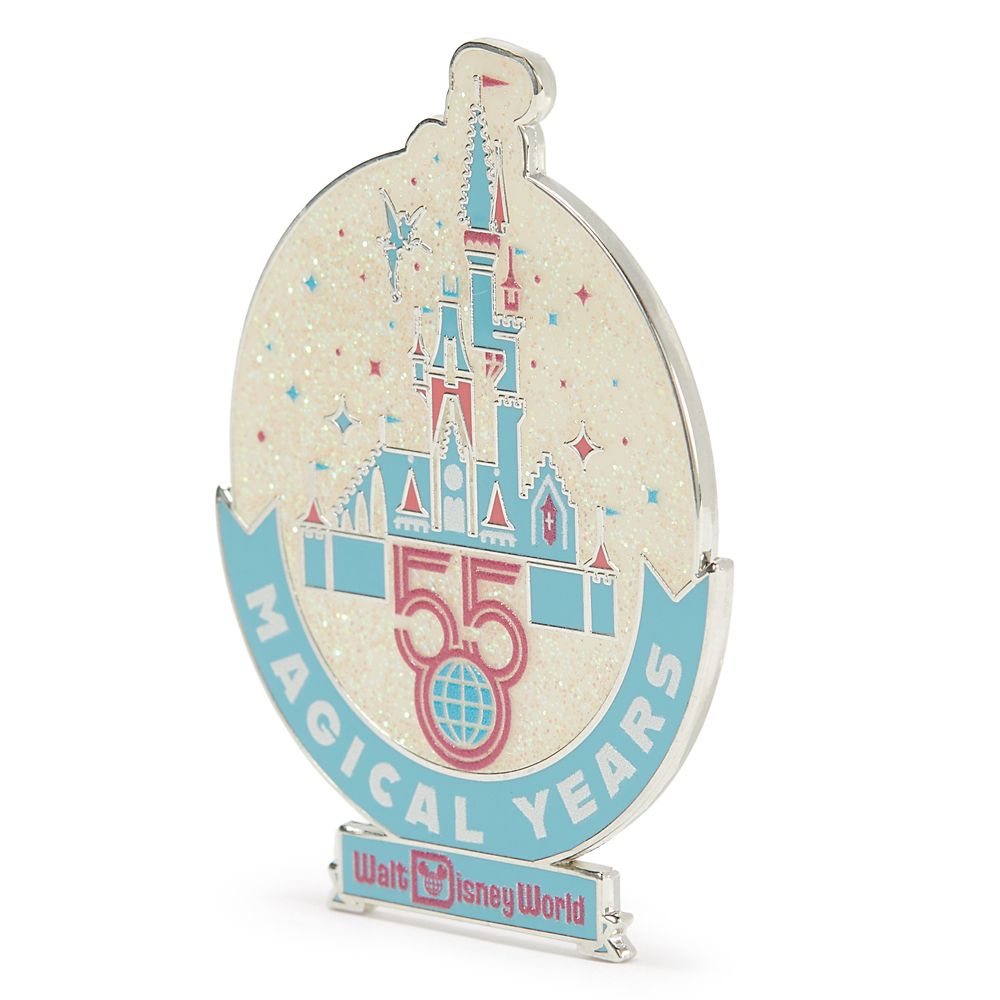 Cinderella Castle with Tinker Bell Pin &ndash; Walt Disney World 55th Anniversary &ndash; Limited Release