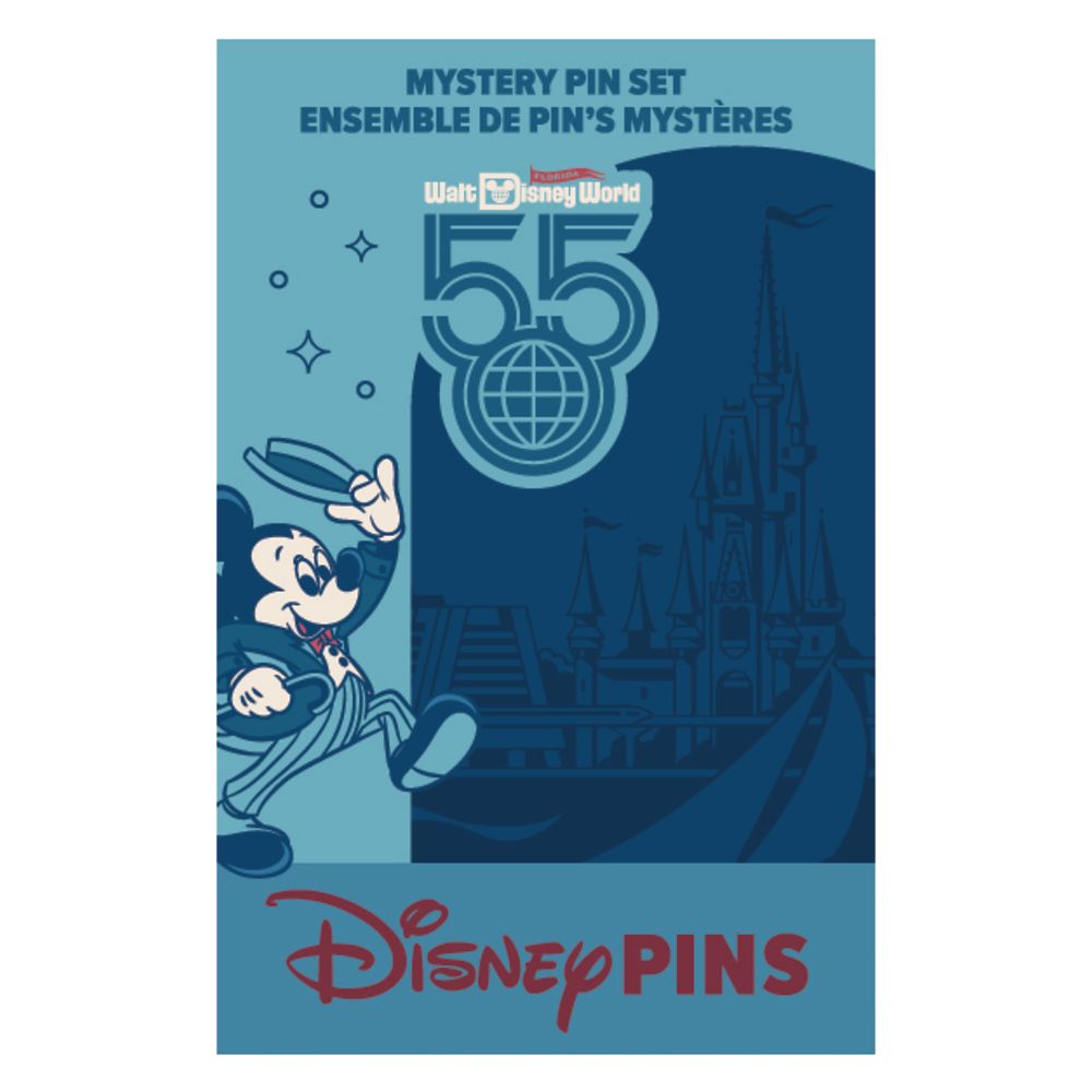 Walt Disney World 55th Anniversary Mystery Pin Blind Pack &ndash; 2-Pc.