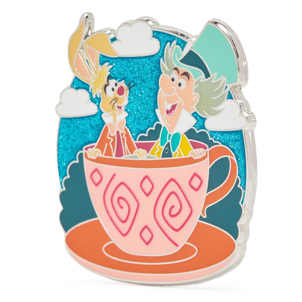 Mad Hatter and March Hare Pin &ndash; Mad Tea Party &ndash; Alice in Wonderland