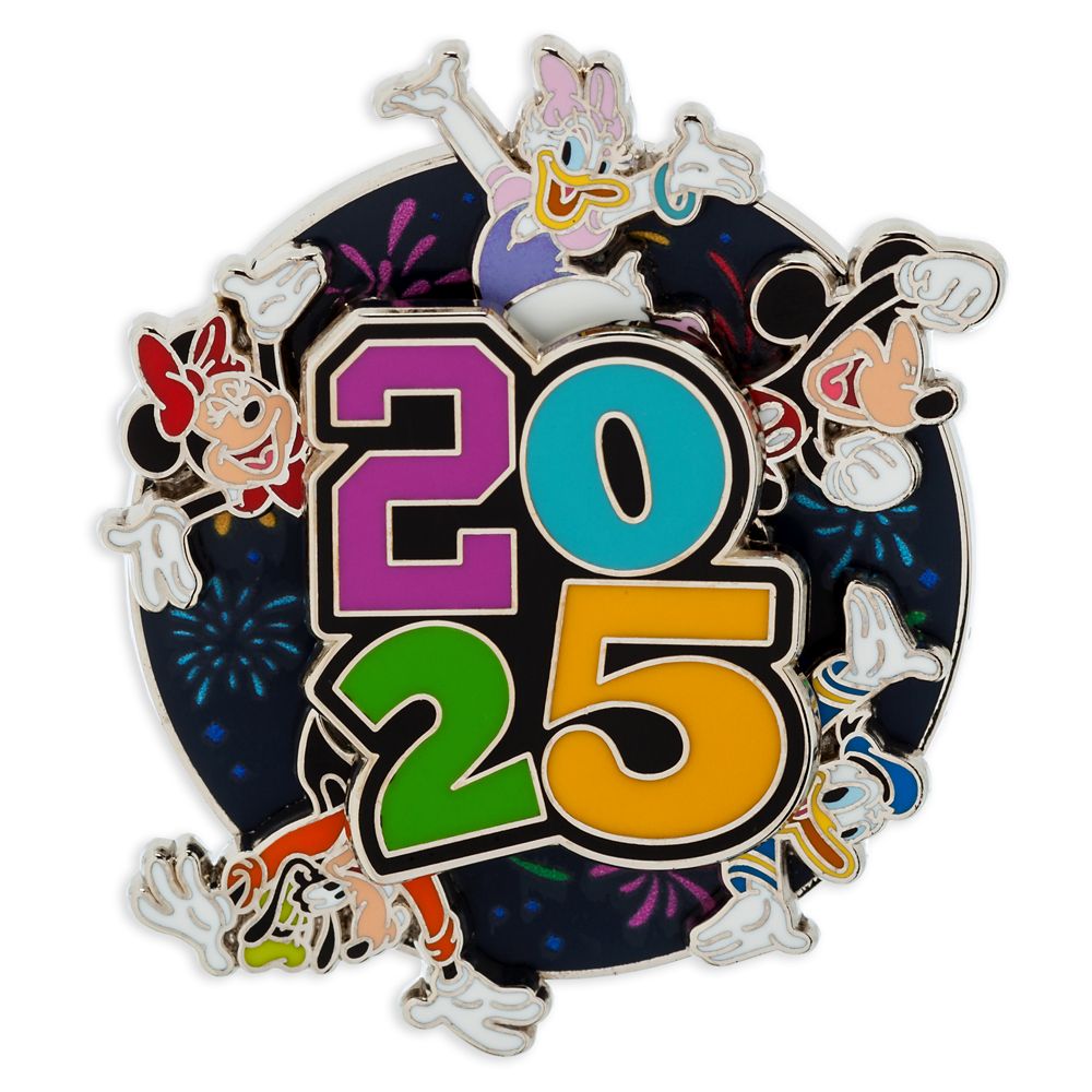 Mickey Mouse And Friends Spinner Pin 2025 Disney Store