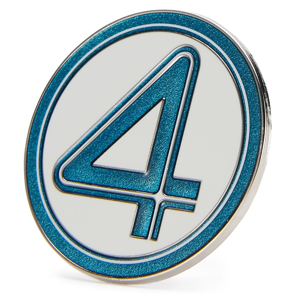 The Fantastic 4 First Steps ''4'' Icon Pin