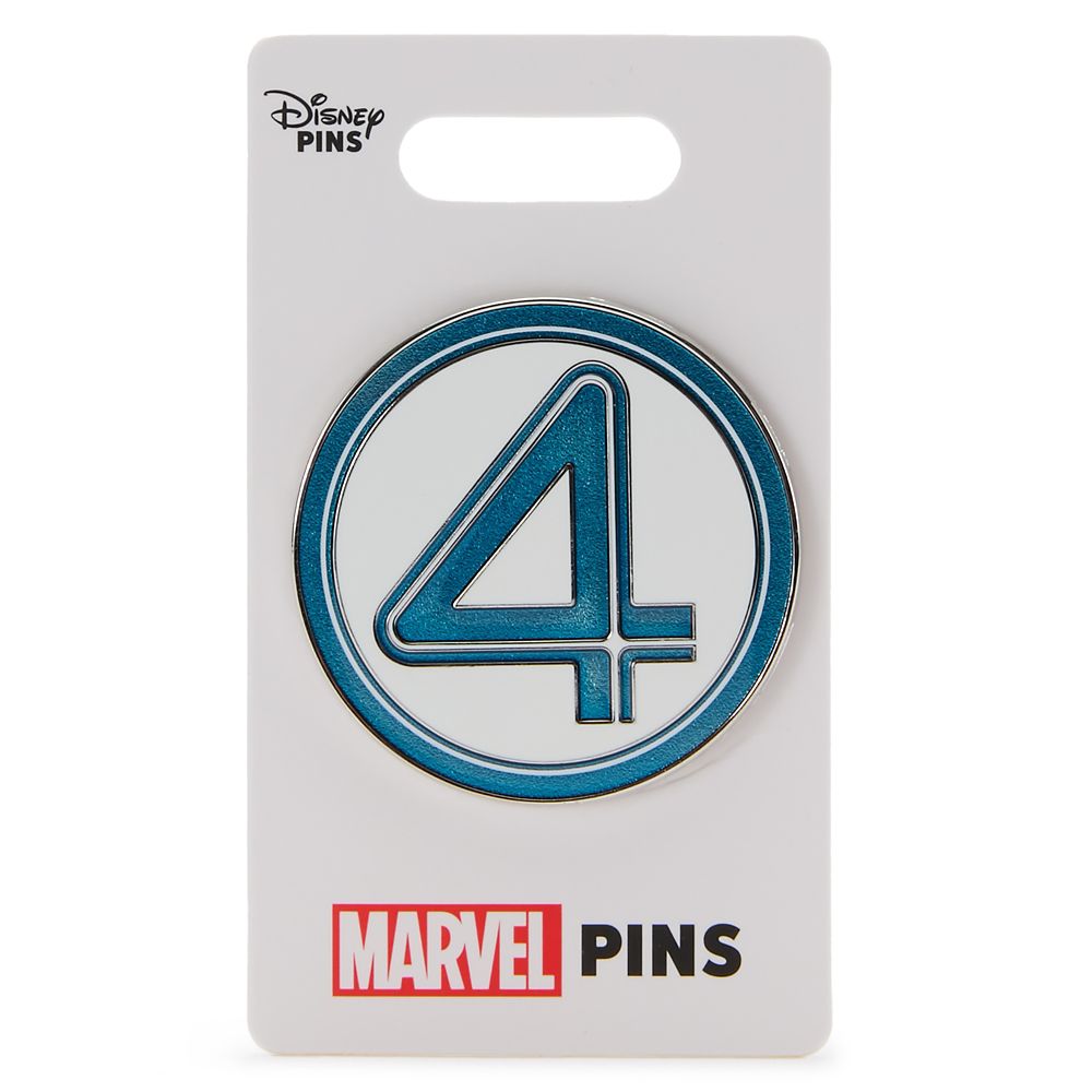 The Fantastic 4 First Steps ''4'' Icon Pin