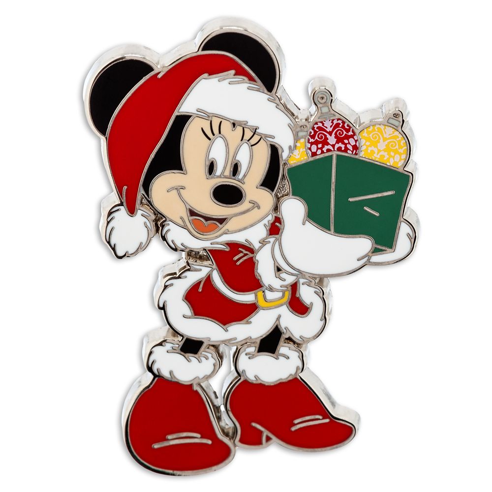 Santa Minnie Mouse Holiday Pin