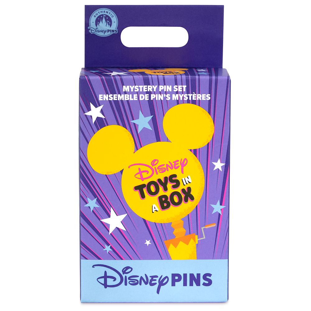 Disney Toys in a Box Mystery Pin Blind Pack -2-Pc.