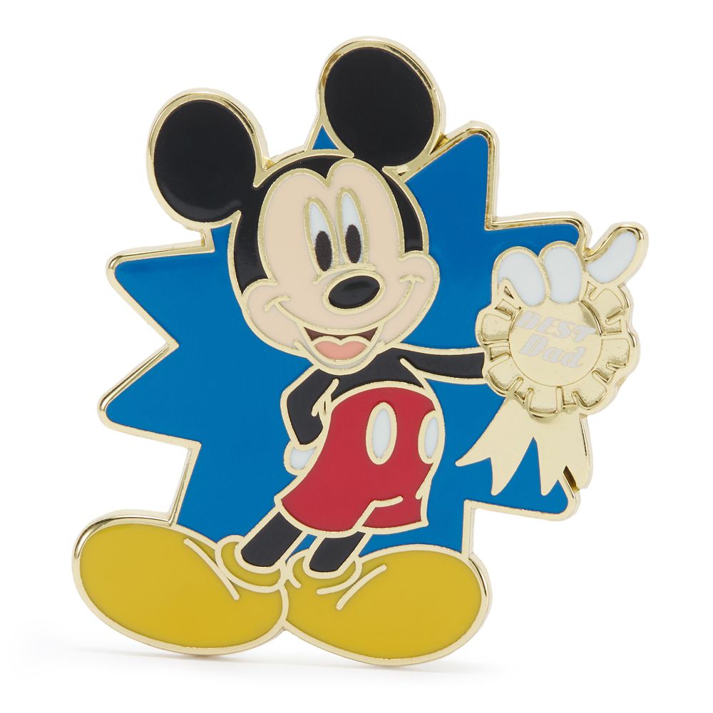 Mickey Mouse ''Best Dad'' Pin