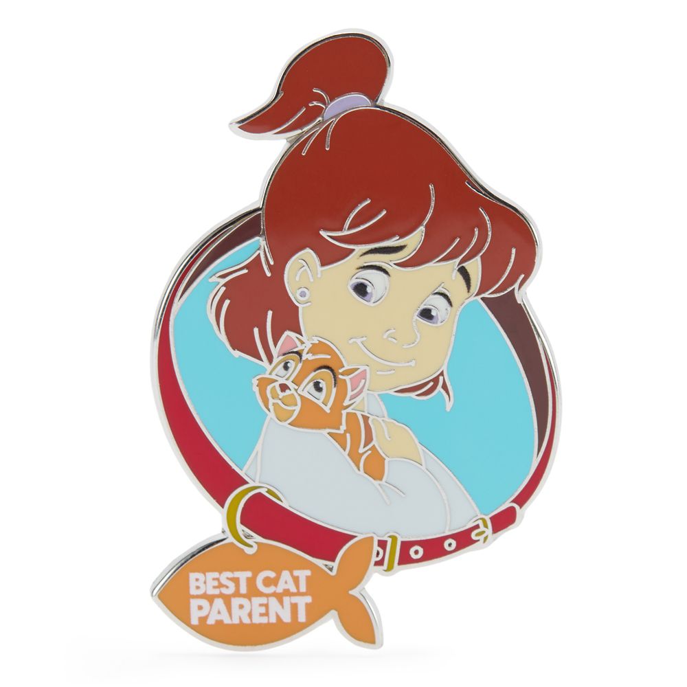 Oliver and Jenny ''Best Cat Parent'' Pin &ndash; Oliver & Company