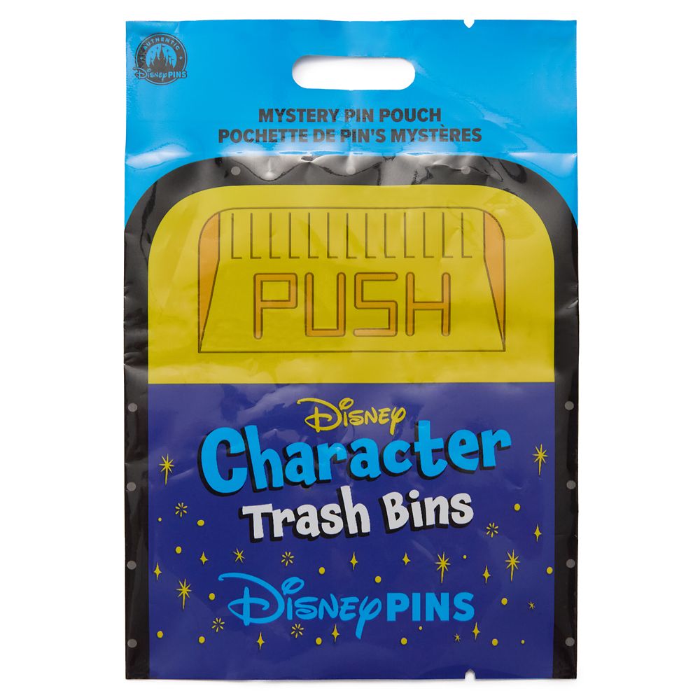 Disney Character Trash Bins Mystery Pin Pouch &ndash;&nbsp;5-Pc.