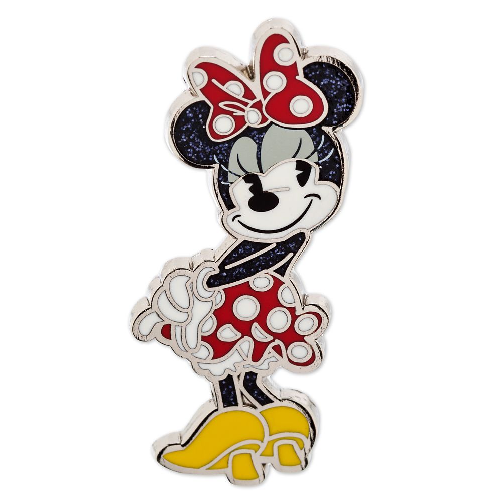 Minnie Mouse Glitter Pin