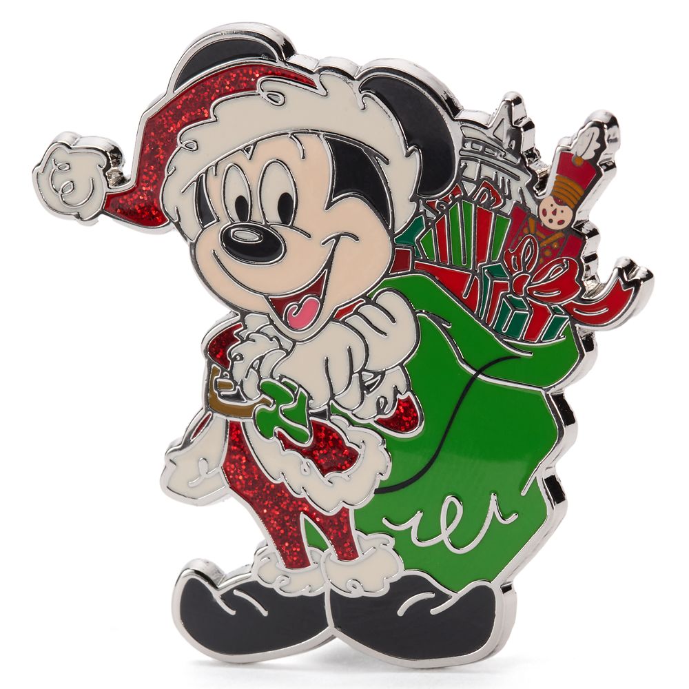 Santa Mickey Mouse Holiday Pin