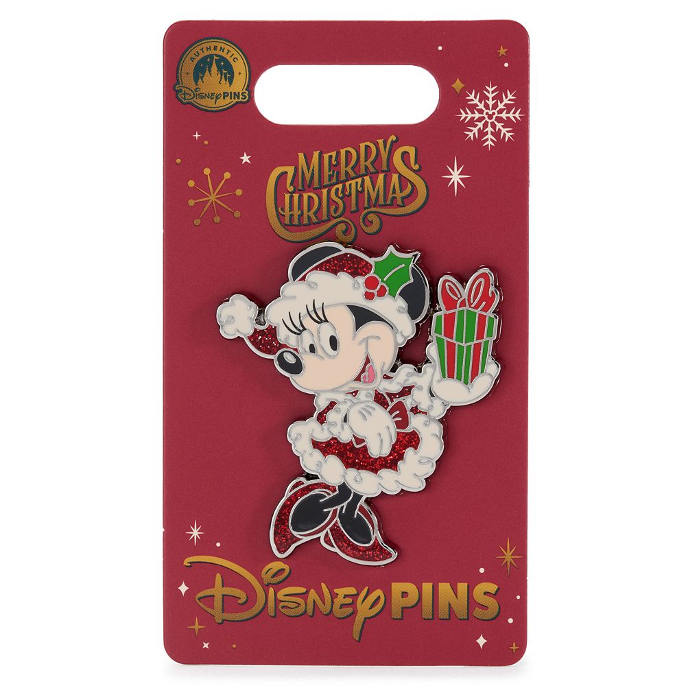Mrs. Santa Minnie Mouse Holiday Pin