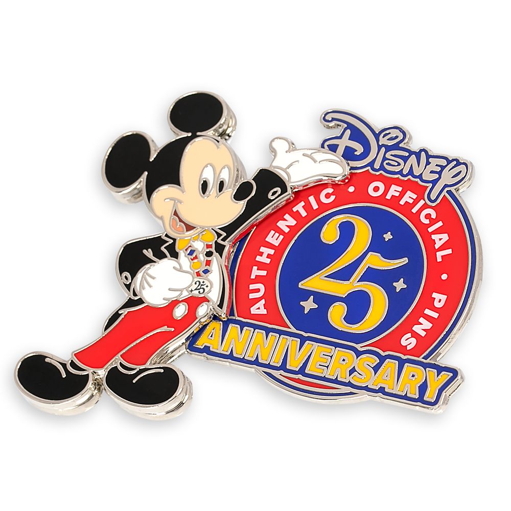 Mickey Mouse Pin - Disney Pin Trading 25th Anniversary