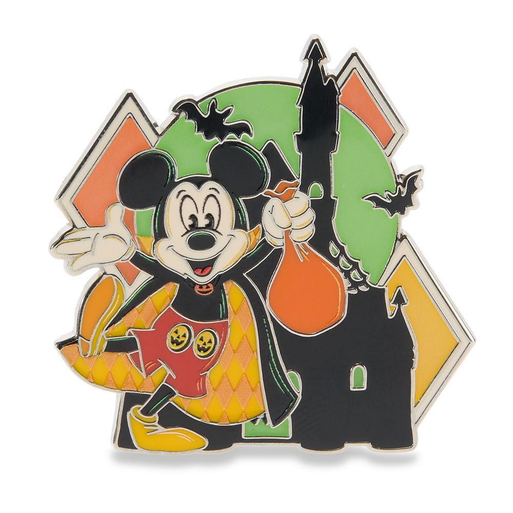 Mickey Mouse Glow-in-the-Dark ''Happy Halloween'' Pin