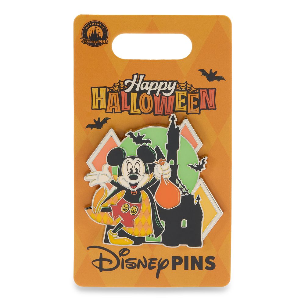 Mickey Mouse Glow-in-the-Dark ''Happy Halloween'' Pin