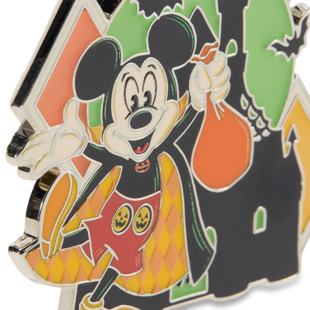 Mickey Mouse Glow-in-the-Dark ''Happy Halloween'' Pin