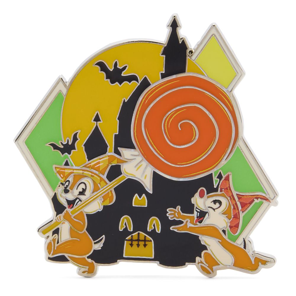 Chip 'n Dale Glow-in-the-Dark ''Happy Halloween'' Pin
