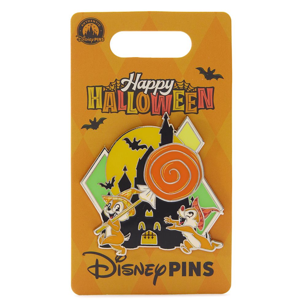 Chip 'n Dale Glow-in-the-Dark ''Happy Halloween'' Pin