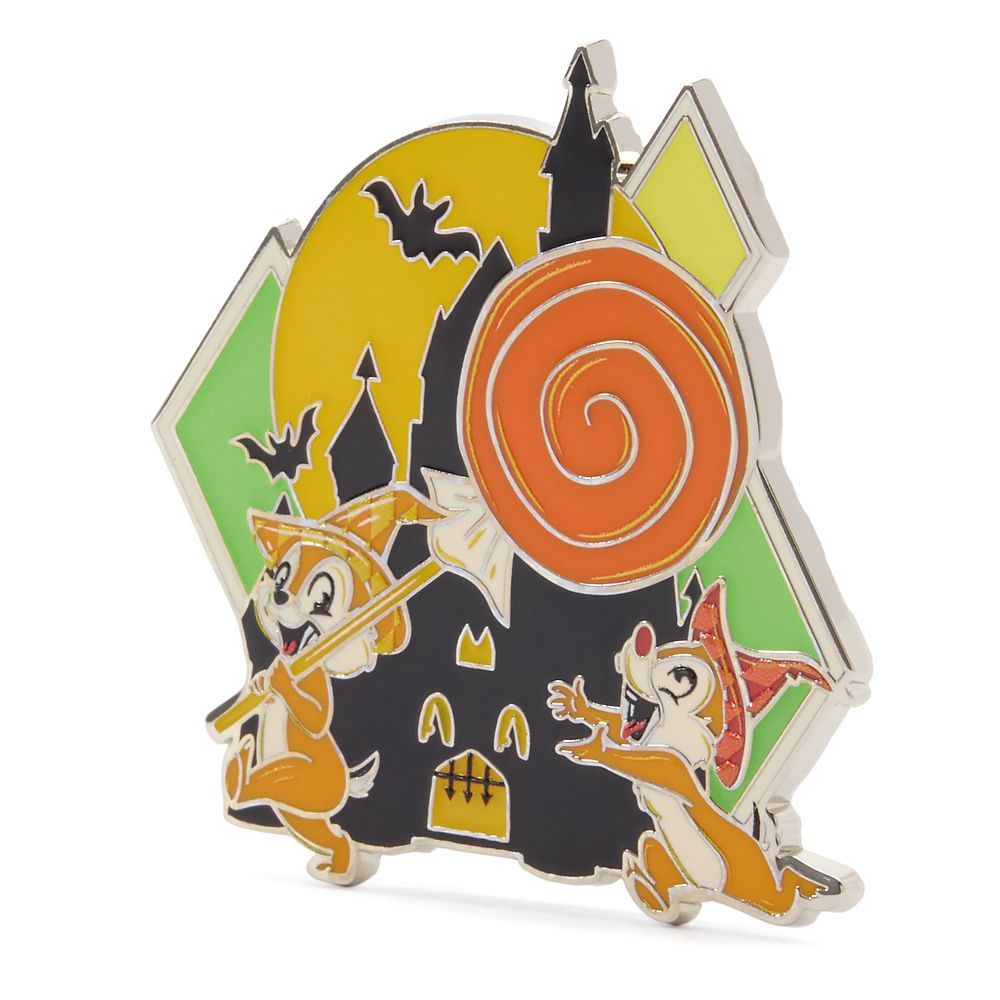 Chip 'n Dale Glow-in-the-Dark ''Happy Halloween'' Pin