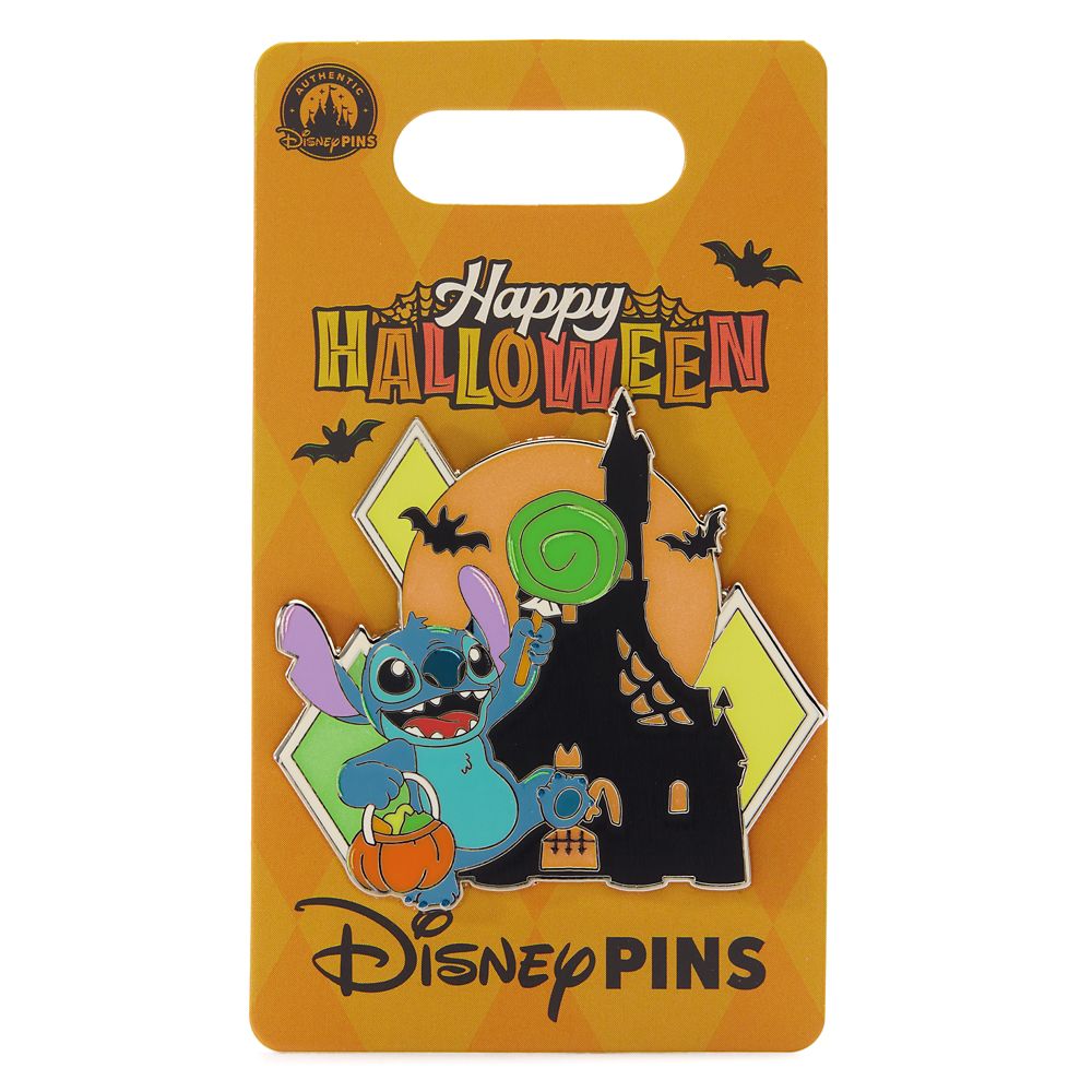 Stitch Glow-in-the-Dark ''Happy Halloween'' Pin &ndash; Lilo & Stitch