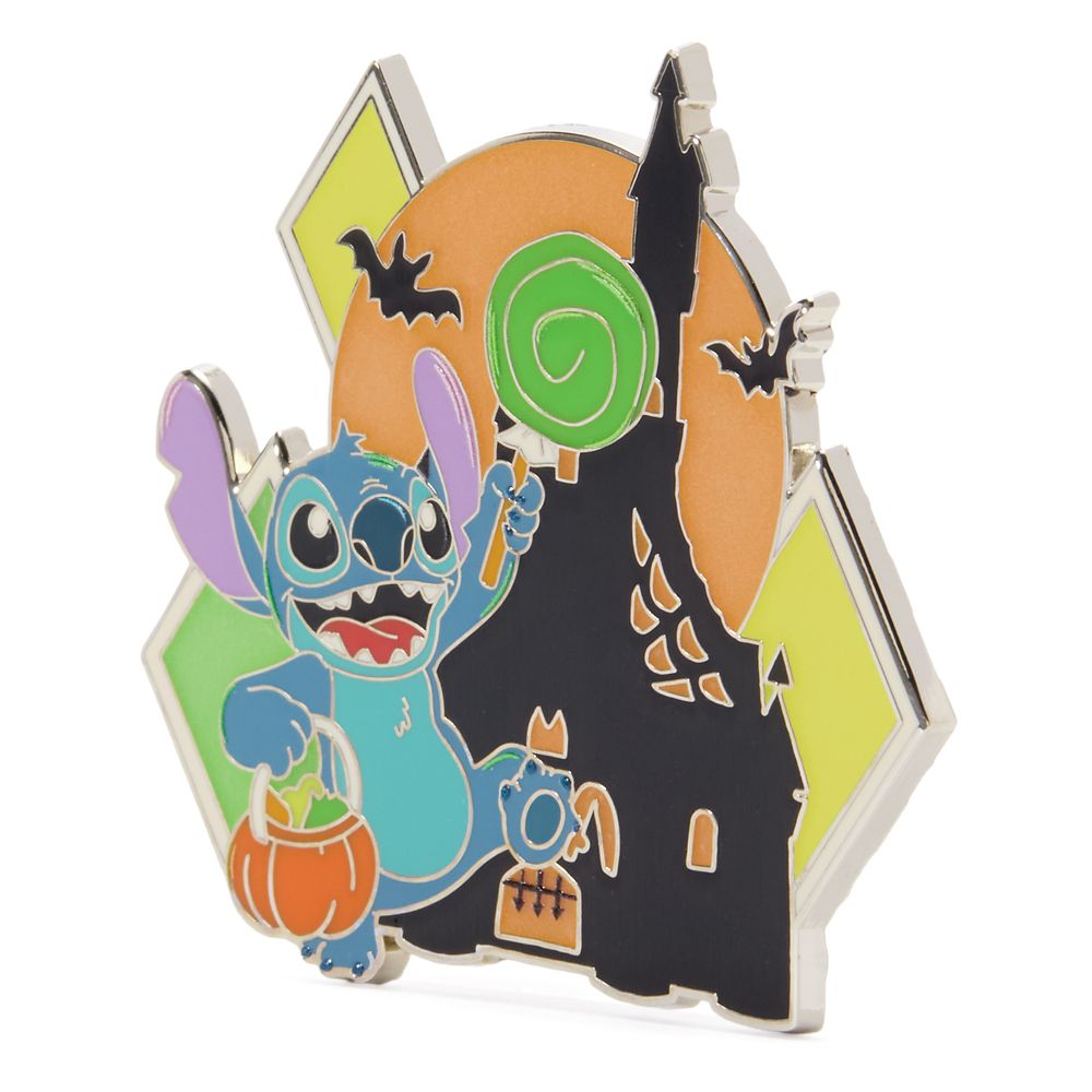 Stitch Glow-in-the-Dark ''Happy Halloween'' Pin &ndash; Lilo & Stitch