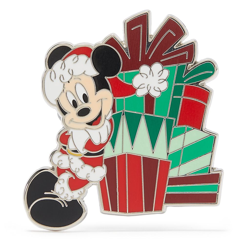 Santa Mickey Mouse Holiday Pin