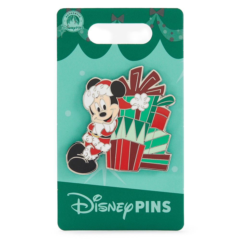 Santa Mickey Mouse Holiday Pin