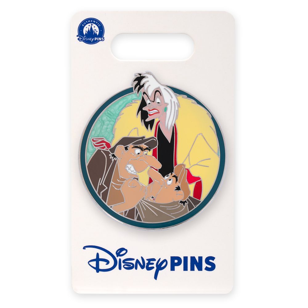 Cruella De Vil and Baduns Pin - 101 Dalmatians - Disney Villains