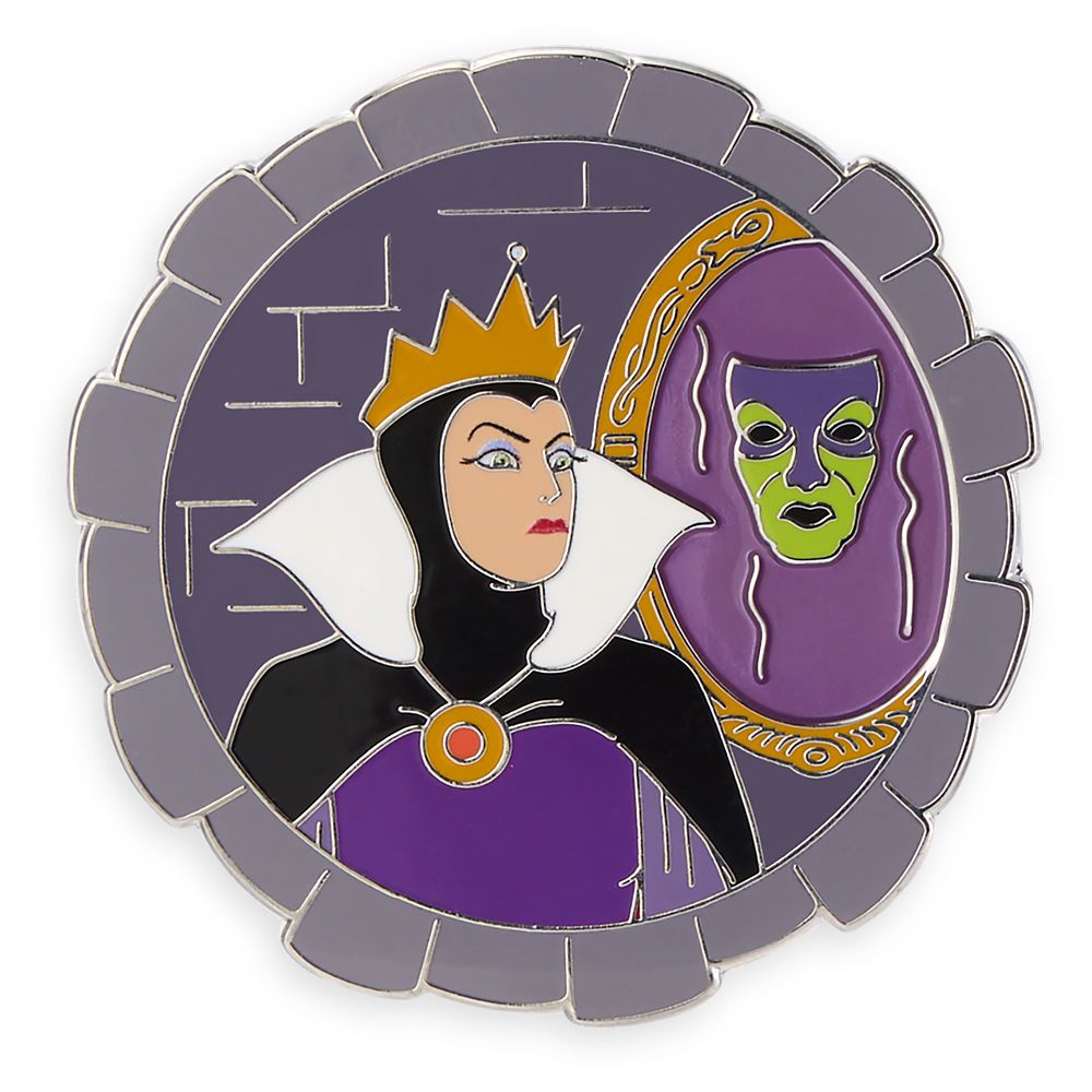 The Evil Queen and Magic Mirror Pin Snow White and the Seven Dwarfs Official shopDisney