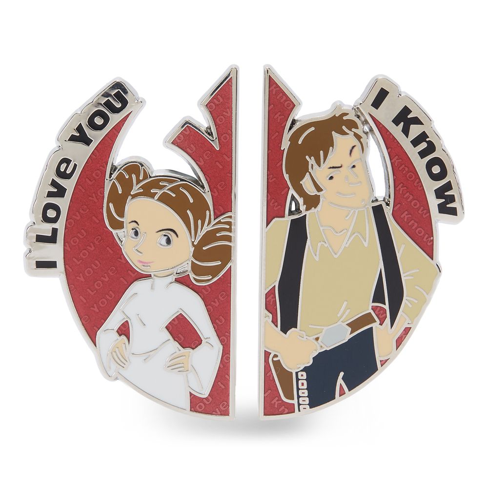 Princess Leia and Han Solo Pin Set &ndash; Star Wars