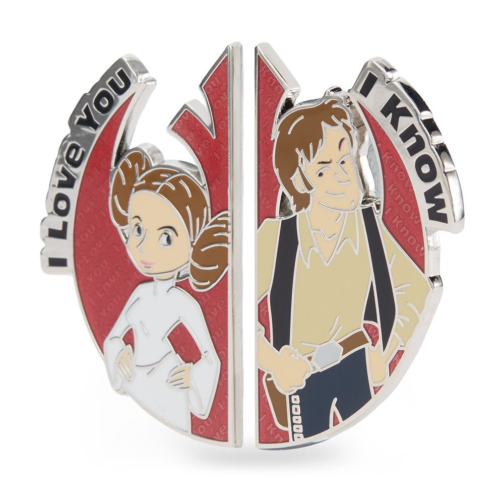 Princess Leia and Han Solo Pin Set &ndash; Star Wars