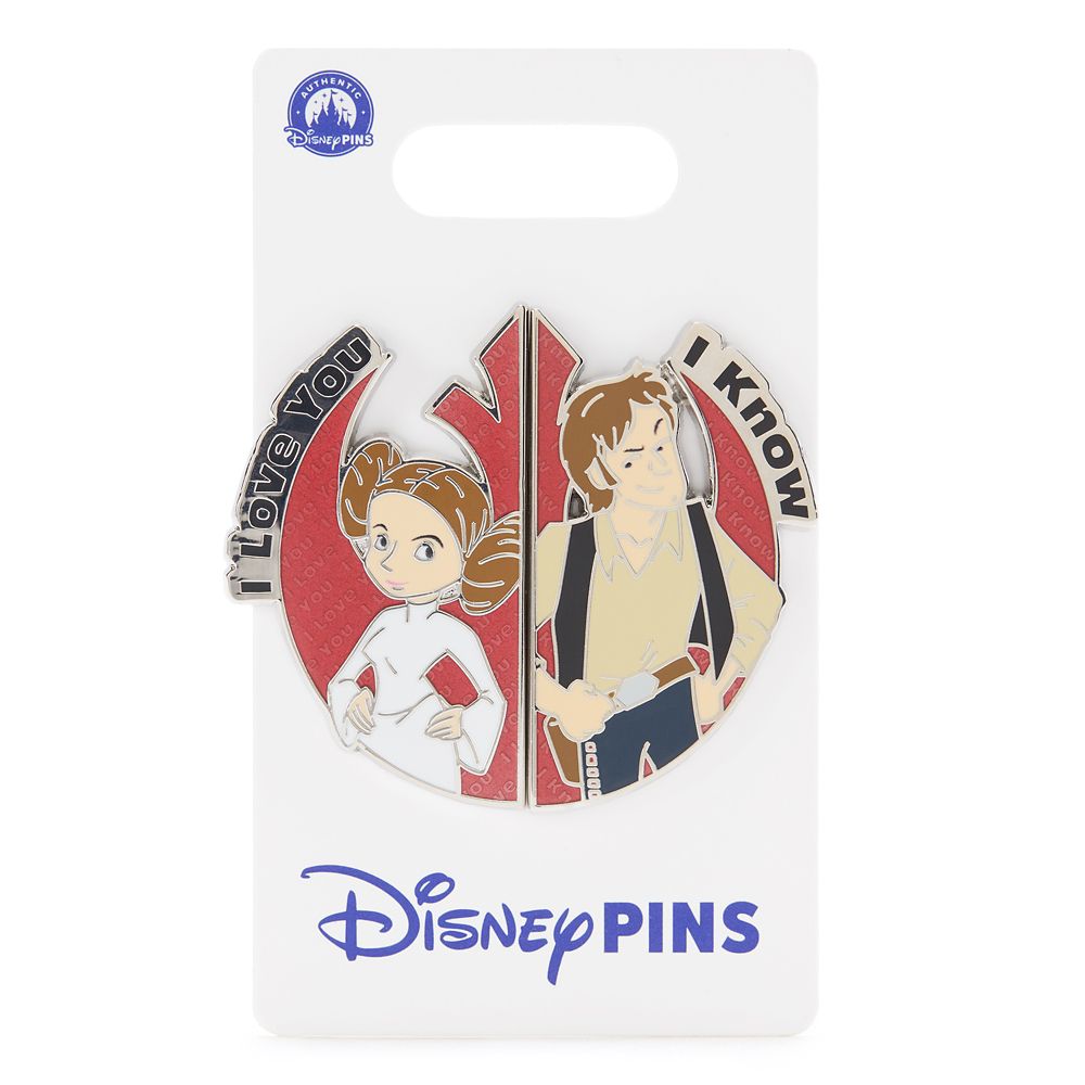 Princess Leia and Han Solo Pin Set &ndash; Star Wars