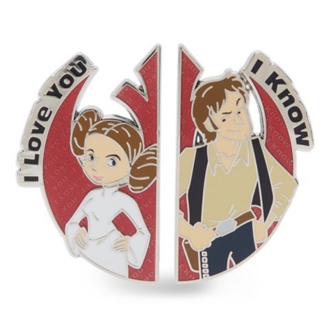 Аксессуары Disney Princess Leia and Han Solo Pin Set – Star Wars