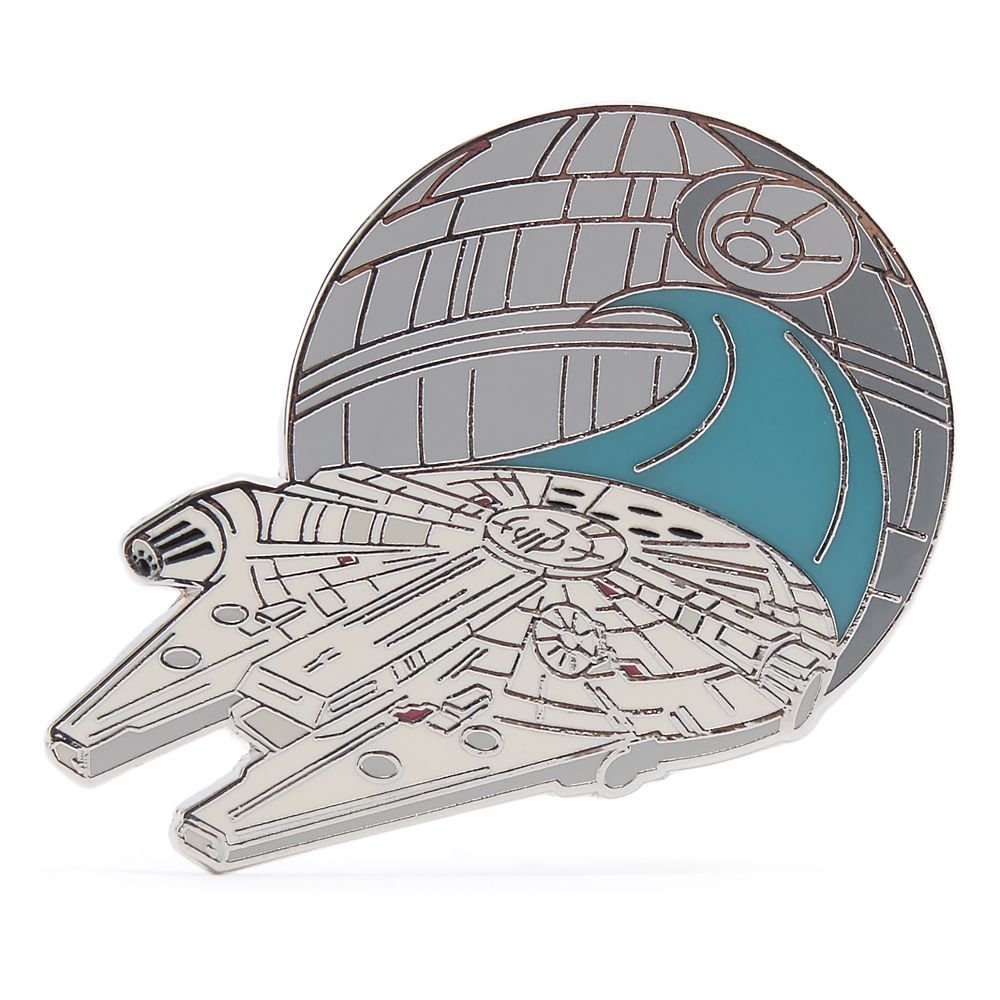 Millennium Falcon and Death Star Pin &ndash; Star Wars: A New Hope