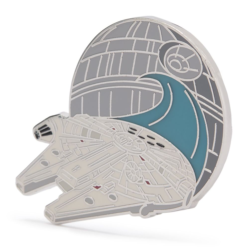 Millennium Falcon and Death Star Pin &ndash; Star Wars: A New Hope