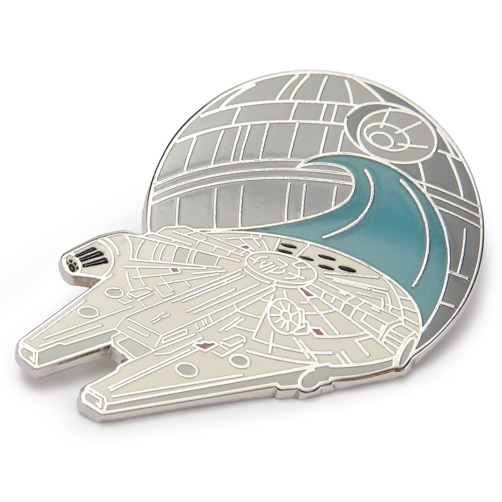 Millennium Falcon and Death Star Pin &ndash; Star Wars: A New Hope