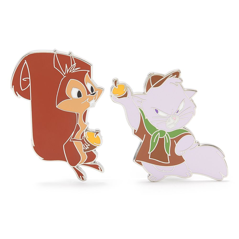 Yzma as Cat and Bucky the Squirrel Pin Set &ndash;&nbsp;The Emperor's New Groove &ndash; 2-Pc.