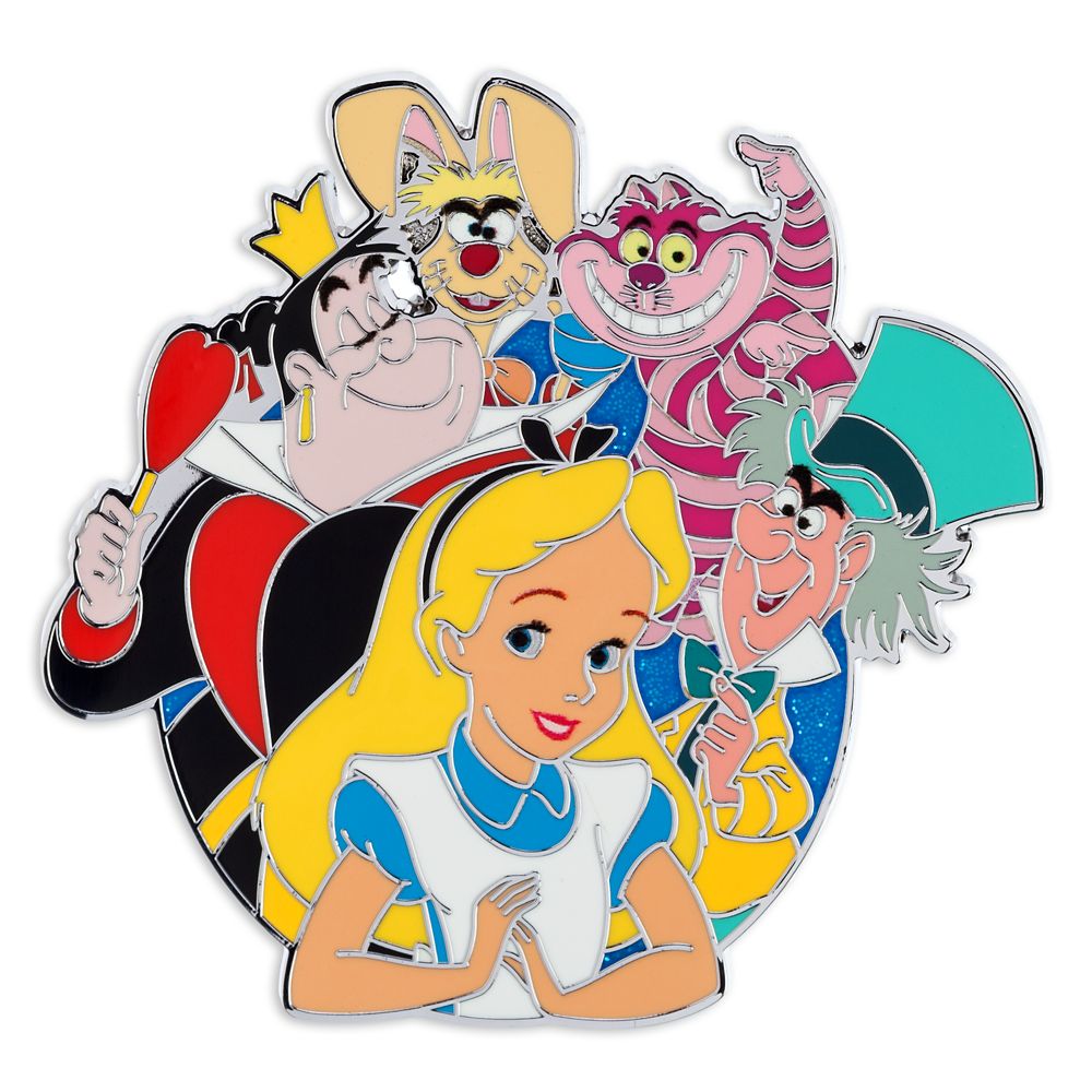 Alice in Wonderland Cast Pin Official shopDisney