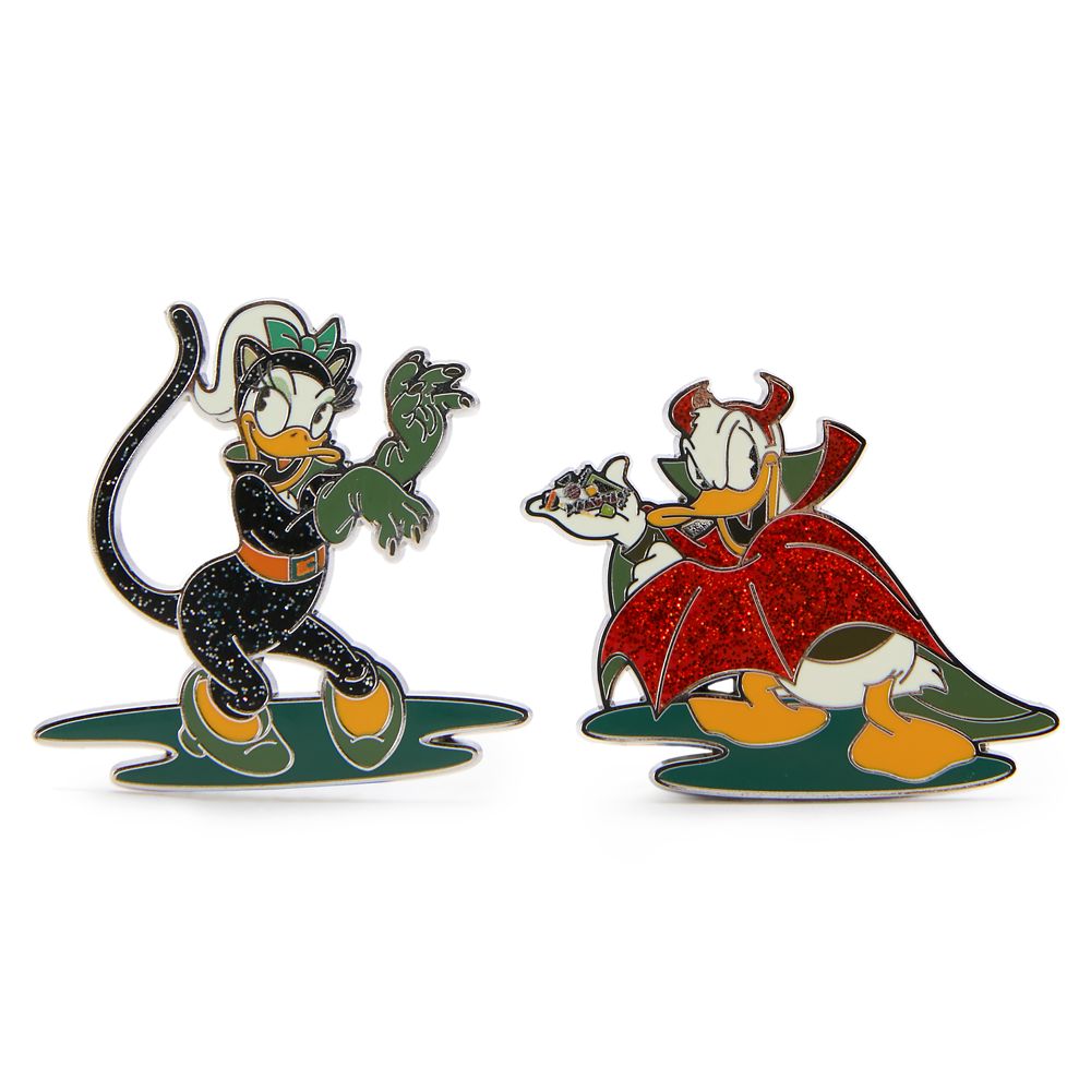 Donald Duck and Daisy Duck Halloween Pin Set