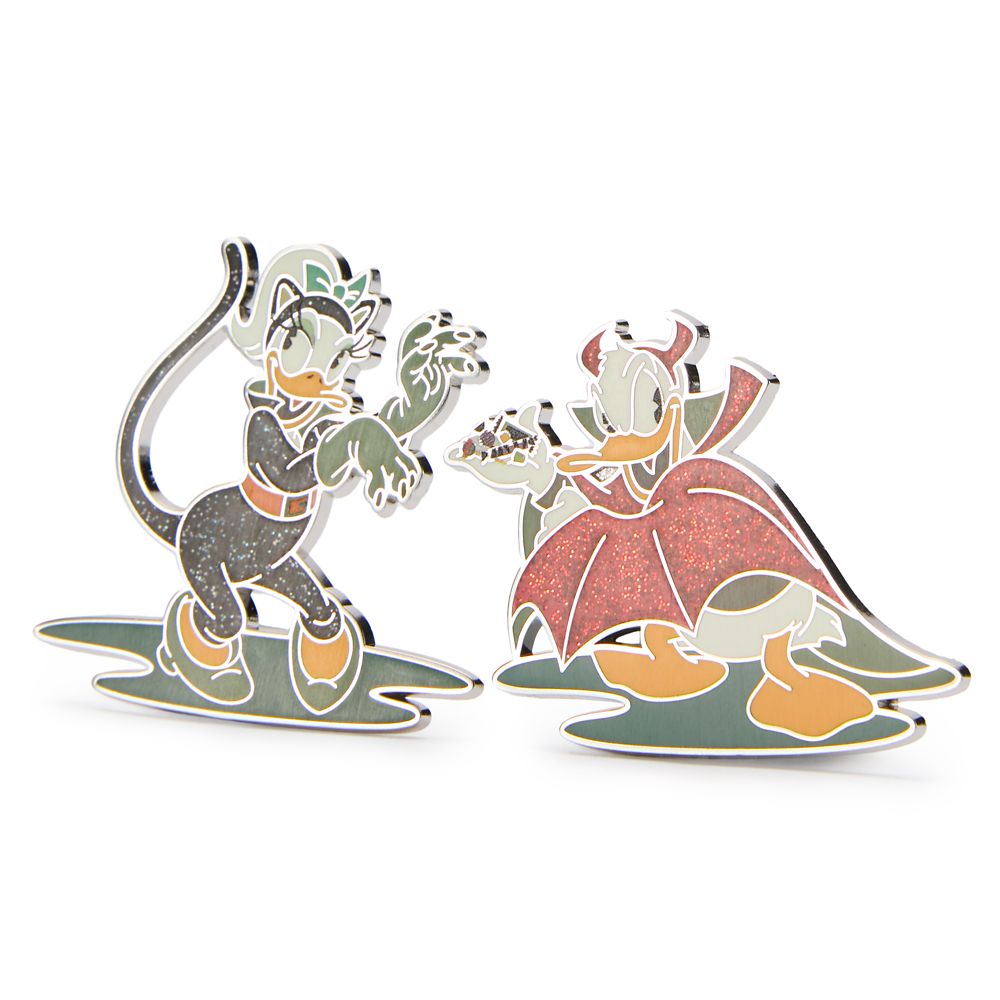 Donald Duck and Daisy Duck Halloween Pin Set