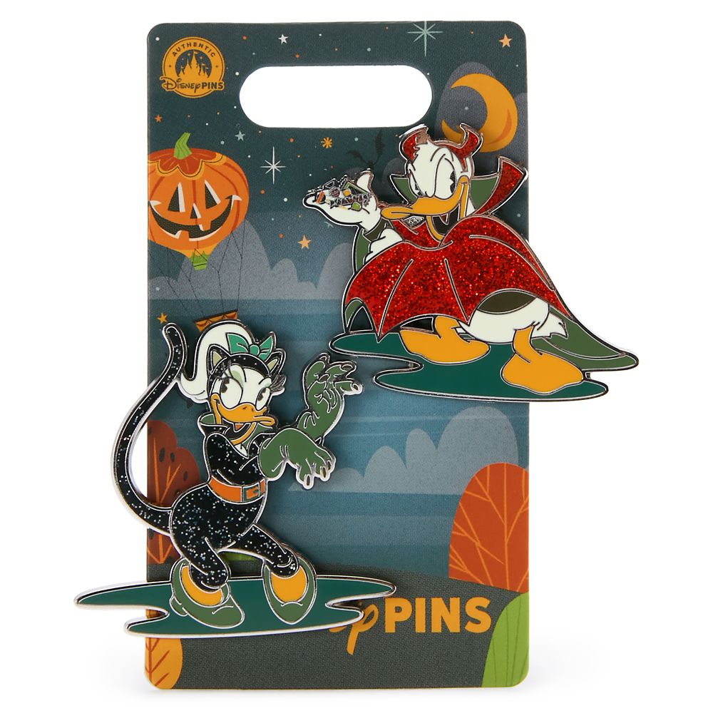 Donald Duck and Daisy Duck Halloween Pin Set