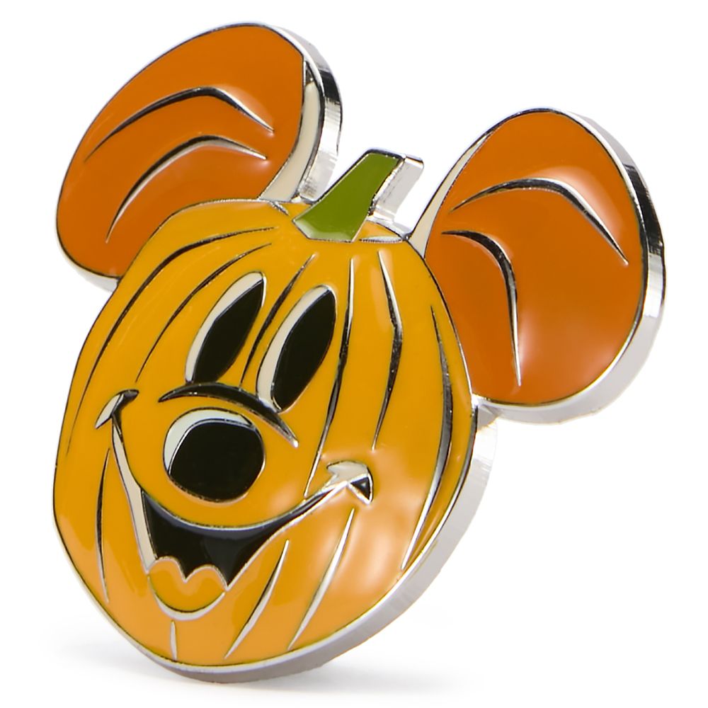 Mickey Mouse Jack-o'-Lantern Halloween Pin