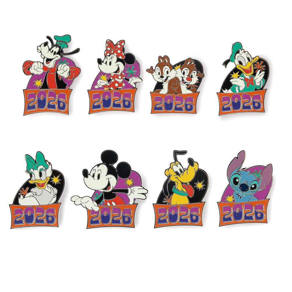 Mickey Mouse and Friends 2026 Mystery Pin Blind Pack &ndash;&nbsp;2-Pc.