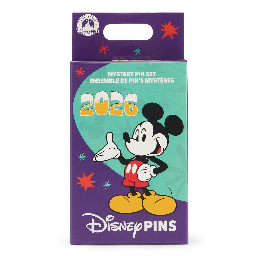 Mickey Mouse and Friends 2026 Mystery Pin Blind Pack &ndash;&nbsp;2-Pc.