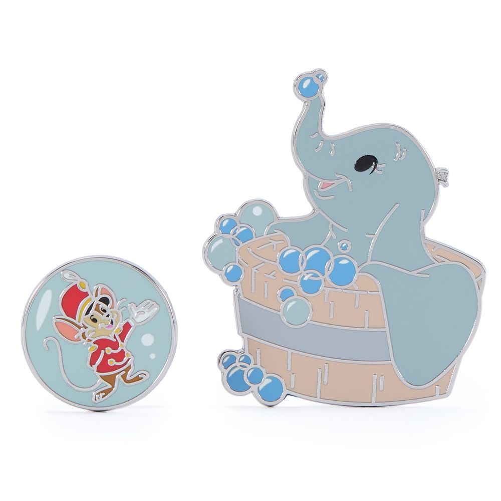 Dumbo and Timothy Mouse Pin Set