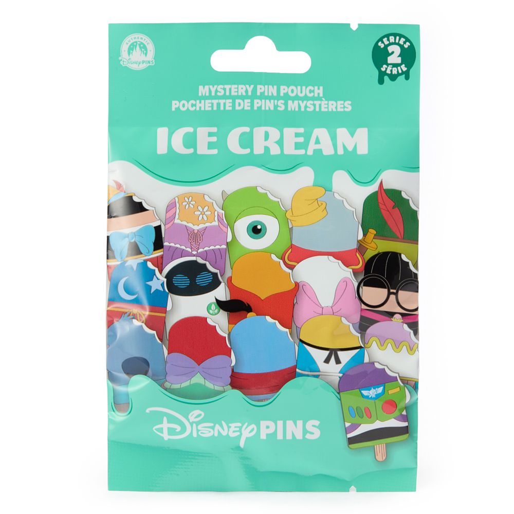 Disney Ice Cream Series 2 Mystery Pin Pouch Blind Pack &ndash;&nbsp;5-Pc.