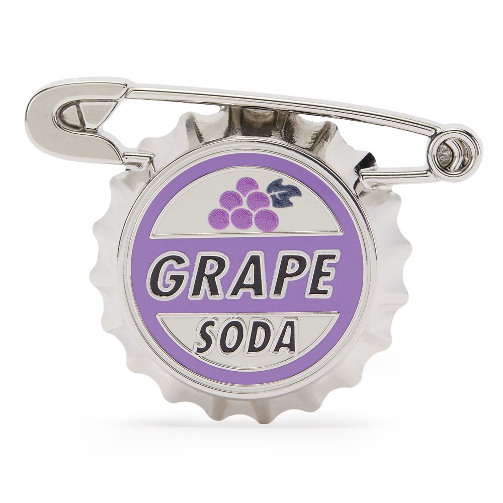 Grape Soda Bottlecap Pin &ndash; Up